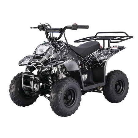 - Spider Black TaoTao Boulder B1 110cc ATV with Automatic Transmission, Remote Control! Rear Rack!