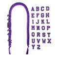 thumbnail image 3 of LCXmlly Personalized Graduation Garland Glitter Graduation Ribbon Double Braided Necklace Leis DIY Grad Gifts Ribbon for Him Her, 3 of 8
