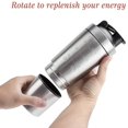 thumbnail image 5 of Shaker Bottle with Storage for Powder,Stainless Steel Shaker Bottle with Wire Whisk,BPA Free, 5 of 5