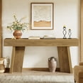 thumbnail image 3 of Tribesigns 70.9-Inch Long Console Table, Farmhouse Narrow Entryway Table Behind the Couch for Living Room,Natural, 3 of 7