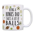 thumbnail image 1 of ThisWear Step-Dad Birthday Gift Being a Step Dad Takes a lot of Balls Step Dad Coffee Mug Step Dad, 1 of 4