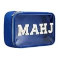 thumbnail image 2 of Mahjong Tile Bag,Empty Mahjong Bag,Large Capacity PVC Clear Mahjong Case,Mahjong Rack Bag,Tile Storage Bag,Tile Holder Rack Bag,Travel Organizer for Makeup & Toiletry Bag(Blue), 2 of 9