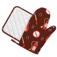thumbnail image 2 of Kll Fire Extinguisher Oven Gloves And Pot Holders Grill Gloves - Oven Gloves And Pot Holders, Non-Slip Cooking Gloves With Recycled Pads, 2 of 9