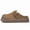 Apricot color, variant on Men's Slip‑On Backless Platform Mule Clogs, Adjustable Buckle Strap Upper Round‑Toe Thick Serrated Platform Outsole Casual Footwear For Daily Indoor And Outdoor Wear