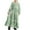 Green, variant on YunPes Girls Floral Dress Spring Summer and Autumn Long Sleeve Waist Middle and Large Children Cute Comfortable Long Dress Casual Dress