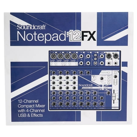 Soundcraft - Notepad-12FX - Blue