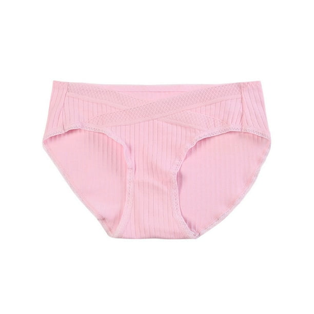 Women Pregnancy Low Waist Belly Support Fashion Threaded Breathable