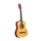 thumbnail image 1 of Guitarra clásica acústica de 32 pulgadas, sonido claro profesional, 6 cuerdas de metal para Naranja, 1 of 9