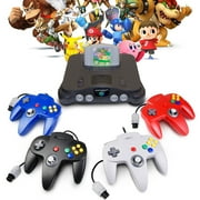 2Pack N64 Controller, iNNEXT Classic Retro Wired Controllers Gamepad Controller Joystick for N64 Console Video Games System(Blue)