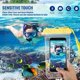 thumbnail image 3 of Set of 6 Universal Waterproof Cell Phone Pouches Water Pouch Clear Cell Phone Dry Bag with Lanyard Swim-Orange, Green, Black, Aqua, Yellow, Pink, 3 of 4