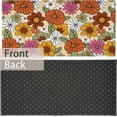 thumbnail image 6 of Welcome Doormat 70s Vintage Floral Door Mat with Non-Slip Backing Indoor Outdoor Welcome B Door Mat for Entryway Porch Spring Summer Housewarming Gift 17x30INCH, 6 of 6