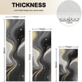 thumbnail image 4 of Black and Gold Marble Glitter Splashes Pattern Kitchen Rugs Sets Of 3,Kitchen Runner Rugs Non Skid Washable,Decorative Kitchen Floor Mats for Kitchen,Sink,Laundry,17"x30"+ 17"x47" + 17"x59", 4 of 6