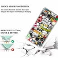 thumbnail image 3 of Pop Art Collage Case for iPhone 13 Pro,Aesthetic Art Design Pattern Soft Full TPU Bumper Cover, 3 of 5