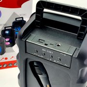 New Portable Bluetooth Speaker | Stage Microphone | Outdoor Party Stereo Speaker