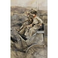 thumbnail image 2 of George Hand Wright 13x18 Gold Ornate Wood Frame and Double Matted Museum Art Print Titled - Couple on Stagecoach (circa 1910), 2 of 4