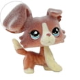 thumbnail image 3 of 2pcs Custom-Made Flocked Animal Figure Fuzzy Collie Great Dane Dachshund Cocker Spaniel Dog Short Hair cat Old Pet Shop Toy Birthday Party Favor (#675 and #2291), 3 of 7