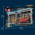 thumbnail image 1 of 3060 Pcs Réobrix Gare Blocs de Construction Modèle de Livre, Véhicule Rétro à Vapeur avec Lumières Cadeaux d'Halloween Jouets Éducatifs pour Enfants, Décoration Maison Adulte Cadeaux, 1 of 5