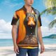 thumbnail image 3 of Fotbe Colorful Painted Duck Camisa Hawaiana para Hombre Unisex – Camisa Casual de Verano con Botones de Manga Corta de Algodón y Lino,Medium, 3 of 7