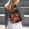 thumbnail image 5 of Easygdp Butterfly Sitting on a Flower Mochila de Lona Resistente para Laptop, Compatible con Laptops de 15 a 17 pulgadas, Ideal para Escuela, Trabajo y Viajes-Medium, 5 of 5