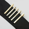 thumbnail image 6 of GKNET Men Tie Clip Business Pin Clasp Necktie Clip Clasp Classic Delicate Jewelry Short Clip /-style 5, 6 of 9
