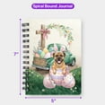 thumbnail image 5 of Easter Egg Bullmastiff Bunny Ear Welcome Spring Truck Spiral Bound Journal Dog Lover 5x7in Spiral Notebook - 12002, 5 of 5