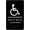 Black, variant on ADA CENTRAL SIGNS - 6" X9" Area of Rescue Assistance Sign - ADA Compliant Tactile Graphics Grade 2 Braille Text Signs| Sign for Shopping Malls, Offices, Hotels, Schools, Apartments, and Restaurants