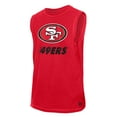 thumbnail image 2 of Men's-New Era  Scarlet San Francisco 49ers Leisure Collection Tank Top, 2 of 3