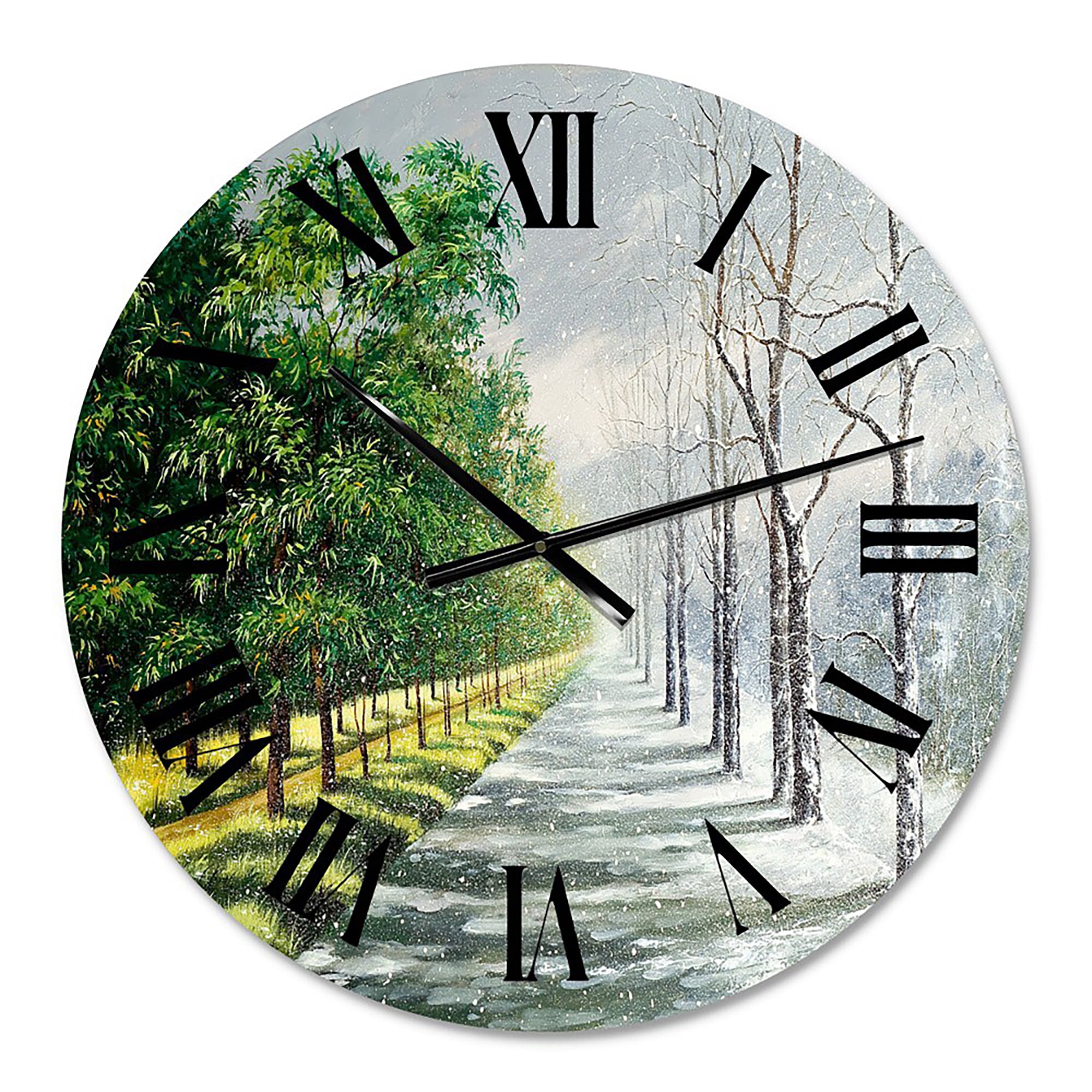 Designart 1 in Country Wall Clock
