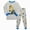 outfits001-Grey, variant on NOLDARES 2Pcs Toddler Baby Boy Clothes Set Long Sleeve Graphic Round Neck Sweatshirt Top Jogger Pants Soft Casual Winter Outfits Size:5-6 Y,Red