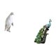 thumbnail image 5 of Escultura de pingüino y , figurita coleccionable, artesanía, adorno decorativo, estatua de animal de resina, colección, elegante mesa, dormit, 5 of 8