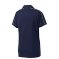 thumbnail image 6 of Sport-Tek Ladies Micropique Sport Wick Piped Polo-3XL (True Navy/ White), 6 of 6
