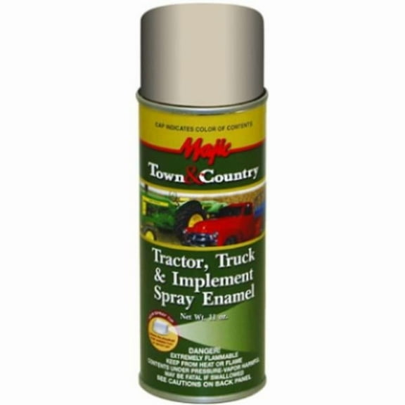Yenkin-majestic 8-20967-8 11 oz Majic Paint Tractor & Implement Enamel Spray, Light Ford Grey