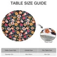 thumbnail image 6 of Round Picnic Table Cloth 100% Waterproof & Oil Proof, Elastic Fitted Table Cover for 45"-52" Round Tables, for Dining, Camping, Outdoor, 6 of 7