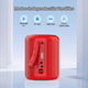 thumbnail image 4 of Mini Bocina Portátil Bloosom  Bluetooth Inalámbrica Altavoz Sd Rojo, 4 of 4