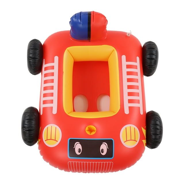 Flotador inflable de la piscina del bebé, barco inflable del fuego del verano barco inflable del fuego del barco del flotador de la natación del coche experiencia incomparable Jadeshay A