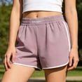 thumbnail image 3 of Guluxicc Girls Dolphin Pants Kids Athletic Shorts with Elastic Waist Summer Silk Running Workout Active Shorts, 3 of 10
