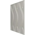 thumbnail image 4 of Ekena Millwork 19 5/8"W x 19 5/8"H Nexus EnduraWall Decorative 3D Wall Panel, UltraCover Satin Blossom White (Covers 2.67 Sq. Ft.), 4 of 6