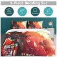 thumbnail image 5 of Travis scott Weave Breathable Surface Soft Finish Durable Zipper Duvet Cover Sets for Comfort Sleep, 5 of 5
