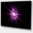 thumbnail image 2 of Purple Flash of Bright Star - Impression sur Toile Florale, 2 of 4