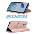 thumbnail image 3 of Njjex For Motorola Moto G 5G 2023 Case, Moto G 2023 Wallet Case, Moto G 5G Leather Case,PU Leather Folio Flip Cover Magnetic Closure TPU Shockproof Protective Case Kickstand Strap - Rose Gold, 3 of 6
