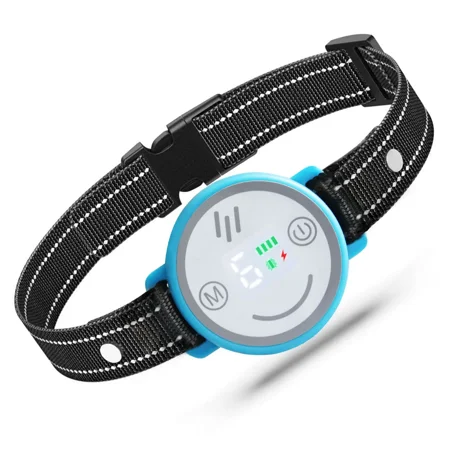 Pet Dog Anti Barking Device Automatic Stop Barking Vibration Anti Bark Collar USB Rechargeable