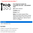 thumbnail image 2 of Front Alignment Camber Kit - Compatible with 2003 - 2008 INFINITI FX45 2004 2005 2006 2007, 2 of 2
