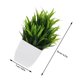 thumbnail image 2 of USHOBE 3Ud Planta Decorativa Artificial En Maceta Para Oficina Y Habitación, 2 of 8