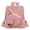 Pink, variant on Stylago Backpack Purses for Women Square Corduroy Computer Bags with Zipper Pouch Crossbody Strap Schoolbag for Travel Work Black