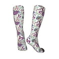 thumbnail image 5 of Lsque Fairy Flower Printed Crew Socks Men's Women's LightWeight Thin Casual Calf Socks ,Knee High Socks,Cotton Socks, 5 of 9
