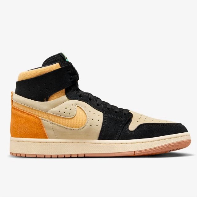 Ni - ke Ni - ke Air Jordan 1 Zoom Comfort 2 Shoes 'Black/Celestial Gold' (DV1307-100)