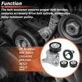 thumbnail image 3 of Conjunto de Kit de Tensor de Correa de Transmisión Único para Jeep Compass 2008-2017 2.0L 1998CC 122Cu L4 para Jeep Compass 2008-2017 2.4L 2360CC 144Cu L4, 3 of 7