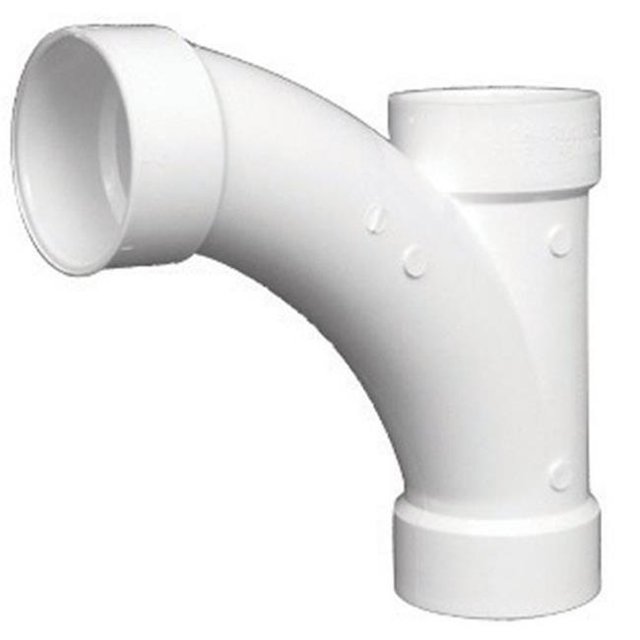Charlotte Pipe & Foundry PVC005010600HA PVC-Dwv Y Long Turn Tee 1.5 in.