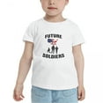 thumbnail image 2 of Future Soldiers Funny Toddler T-Shirts for Boys Girls (White, Youth M), 2 of 5