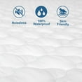 thumbnail image 5 of SPRINGSPIRIT Twin Extra Long (XL) Waterproof Mattress Pad, Cooling Twin XL Mattress Protector Cover for College Dorm, Breathable & Noiseless Twin XL Mattress Fitted with Deep Pocket to 14" Depth, 5 of 8
